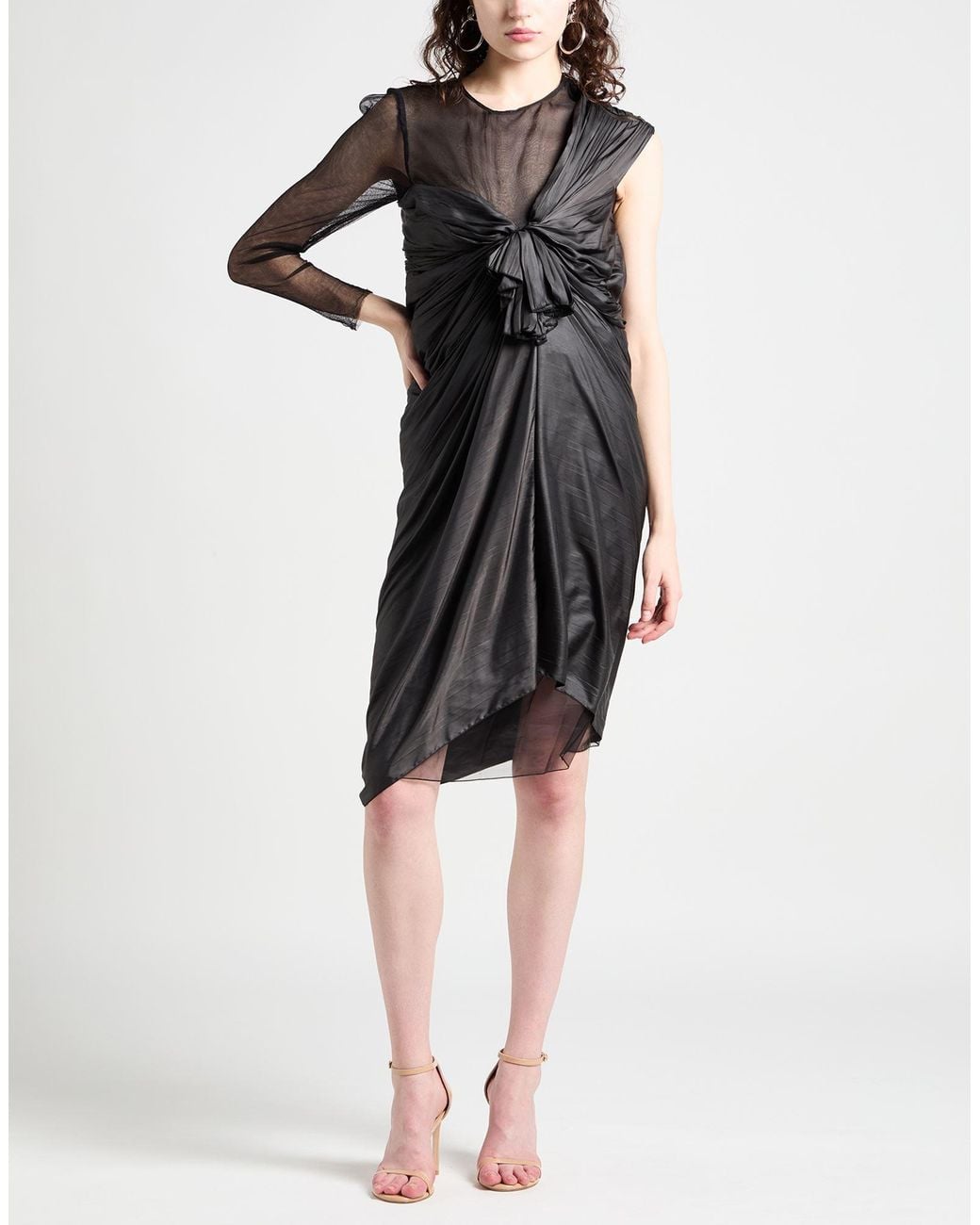 Robe Midi Lanvin en coloris Black