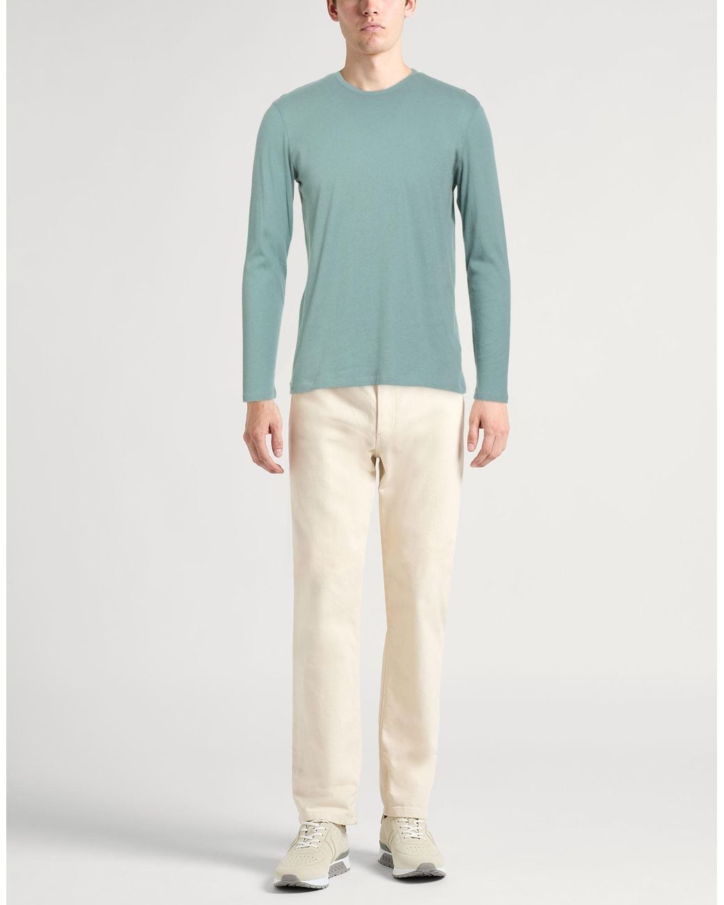 Majestic Filatures Green T-Shirt for men