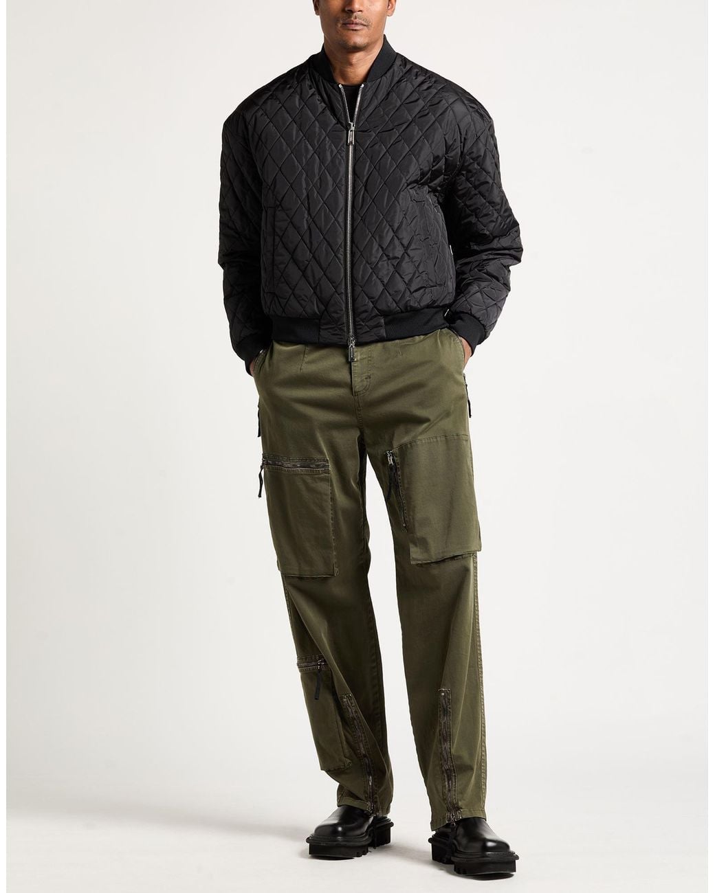 DSquared² Black Jacket Polyamide for men