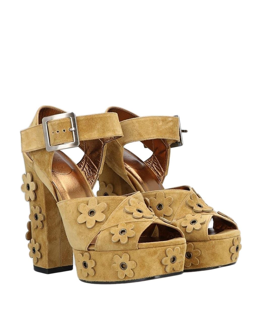 Roger Vivier Metallic Sandals