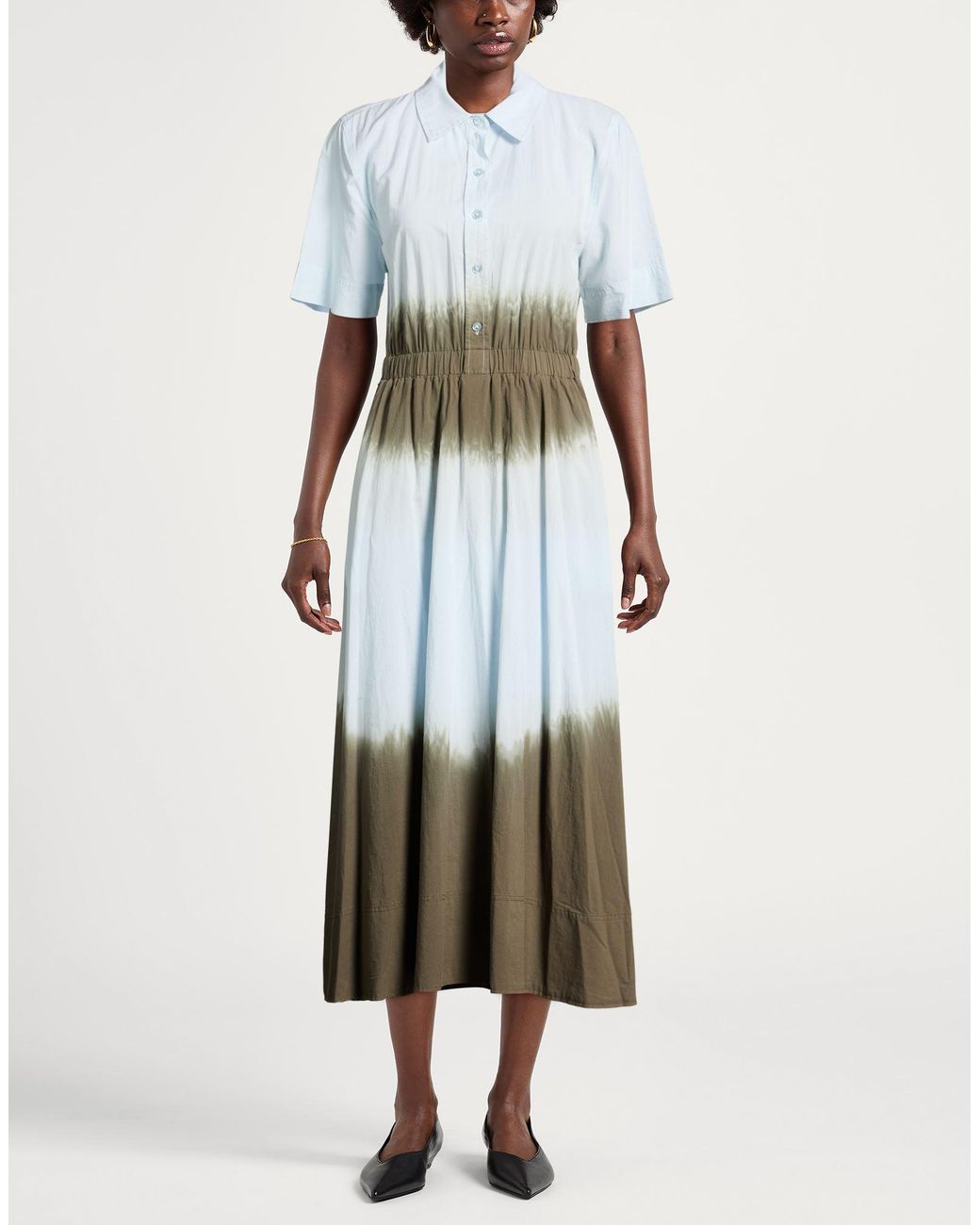 DKNY White Maxi Dress