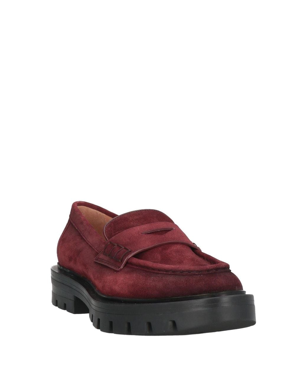 Santoni Purple Loafers