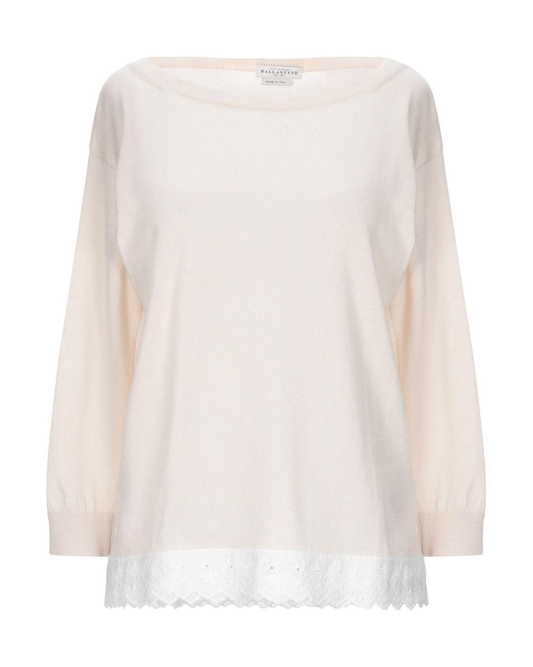 Ballantyne White Pullover
