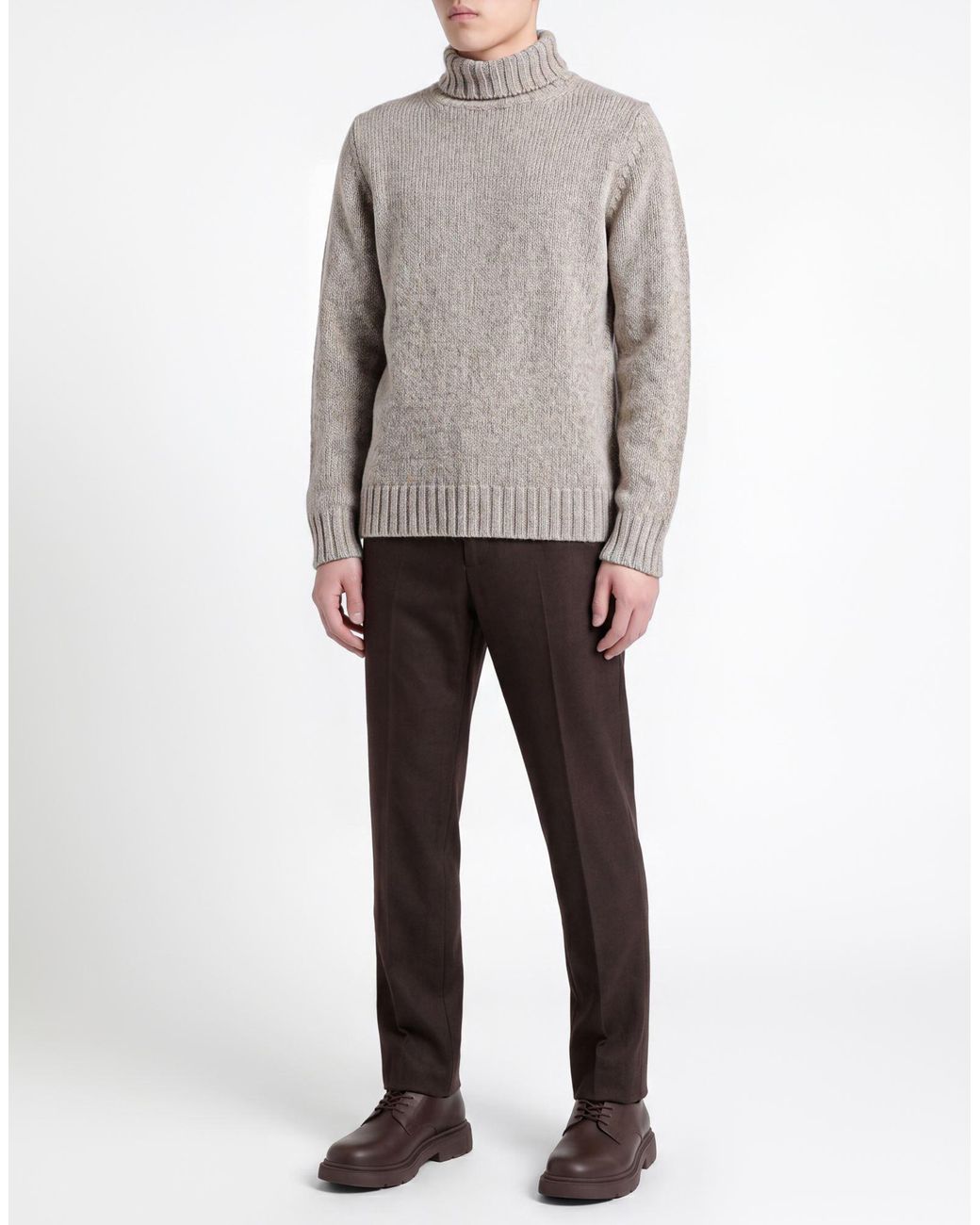 Aragona Gray Turtleneck for men