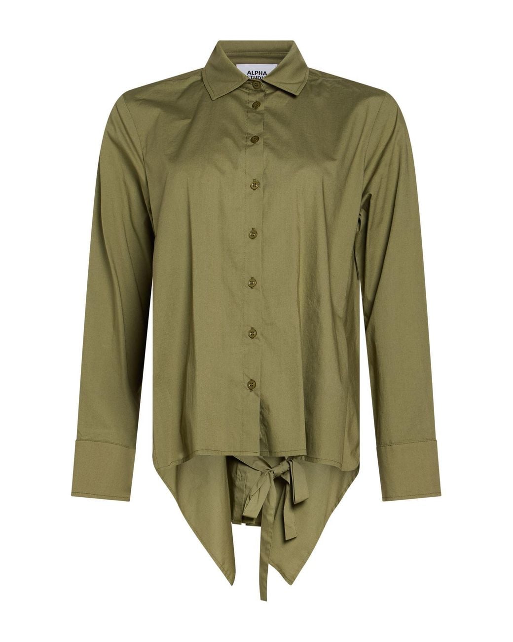 Camisa Alpha Studio de color Green