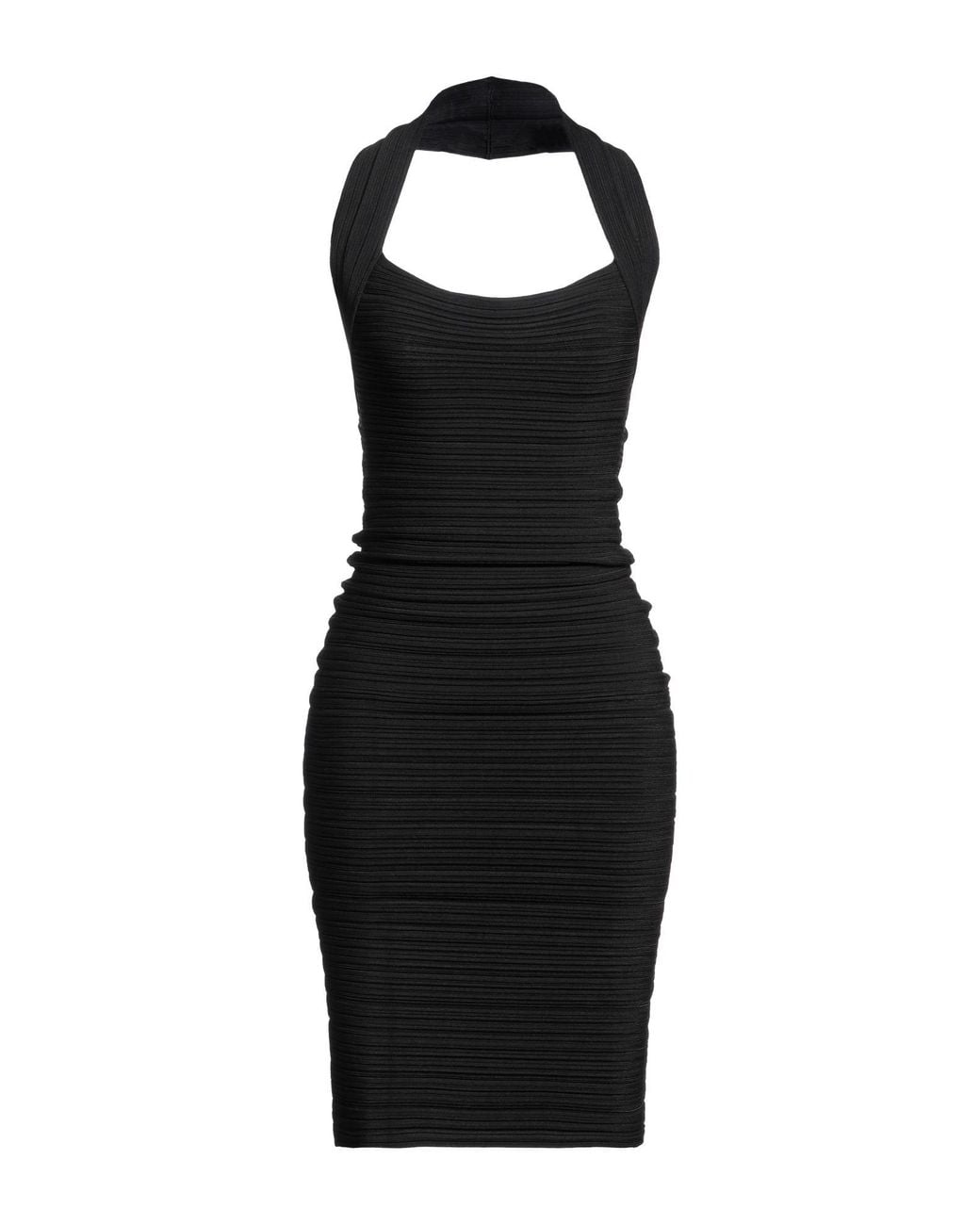 Philosophy Di Lorenzo Serafini Black Midi Dress
