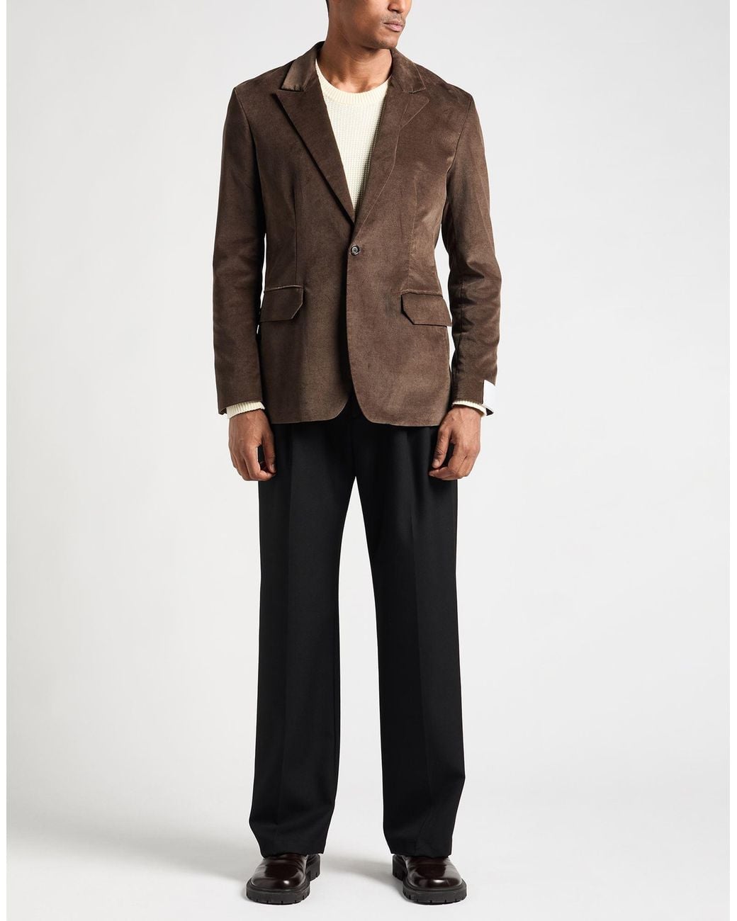 Paolo Pecora Brown Blazer for men