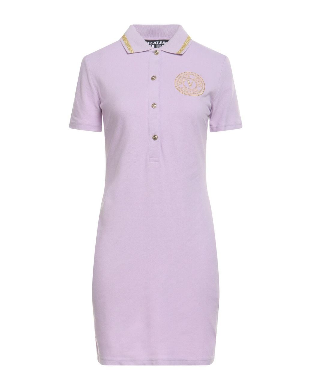 Versace Jeans Couture Purple Mini Dress
