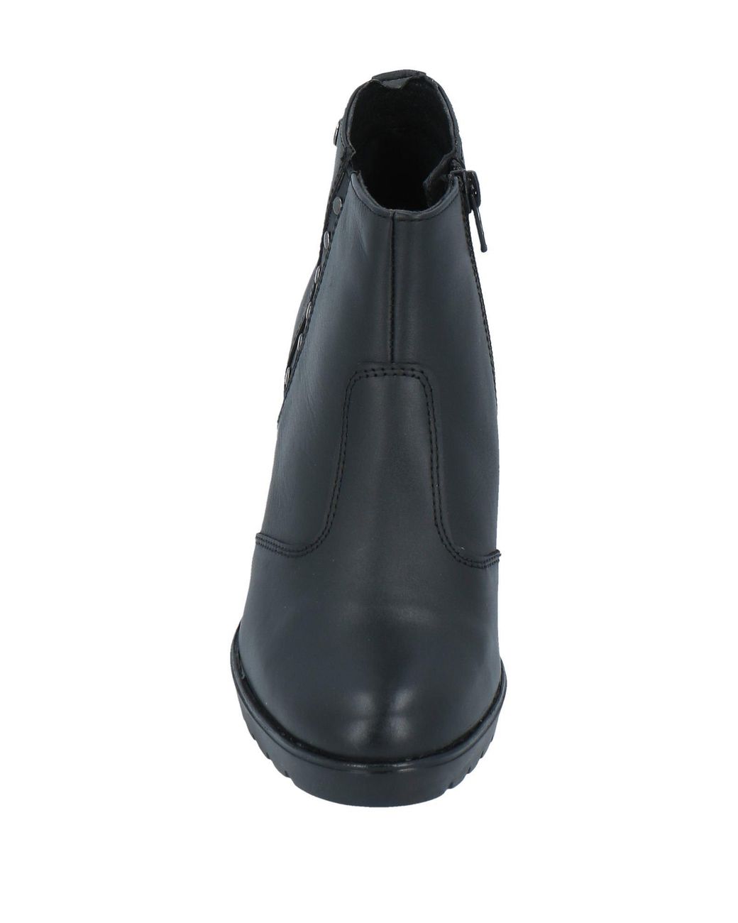 Cinzia Soft Black Ankle Boots Leather