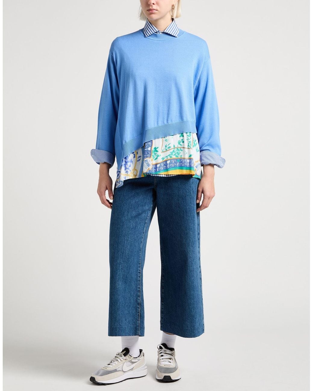 Moschino Blue Sweaters