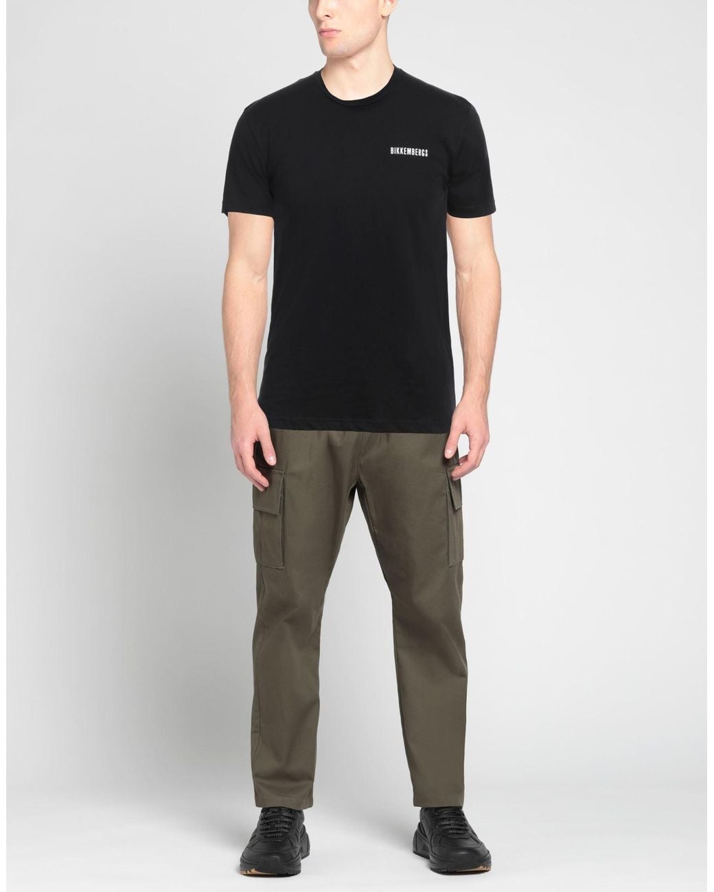 Bikkembergs Black T-Shirt Cotton for men