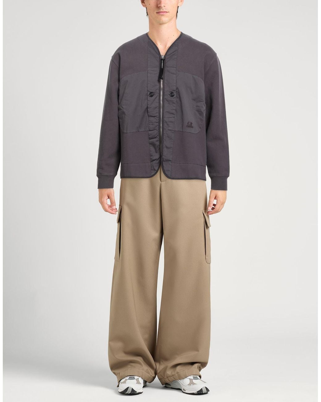 C P Company Gray Sweatshirts for men