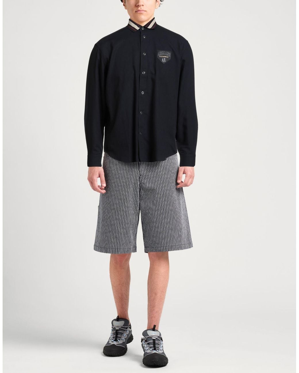 ARMANI EXCHANGE Blue Shirts for men
