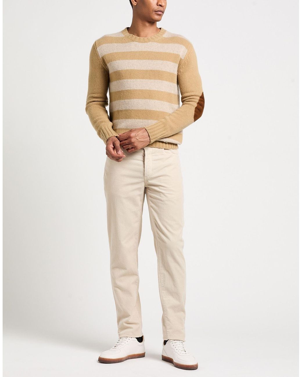 Valentino Garavani Natural Sand Sweater Wool, Cashmere for men