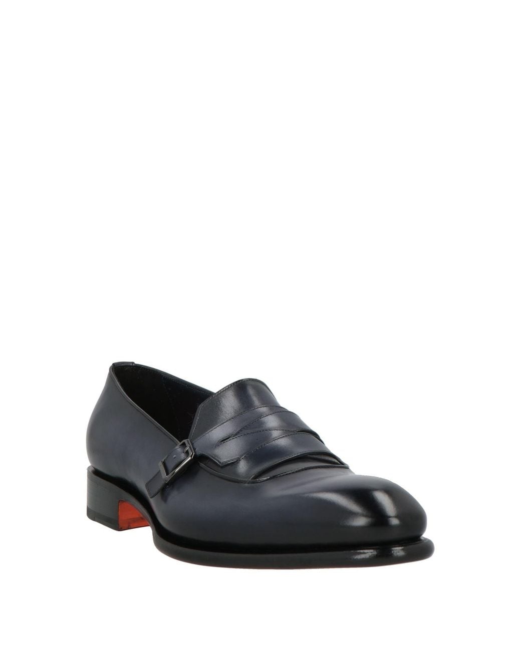 Santoni Black Loafers for men