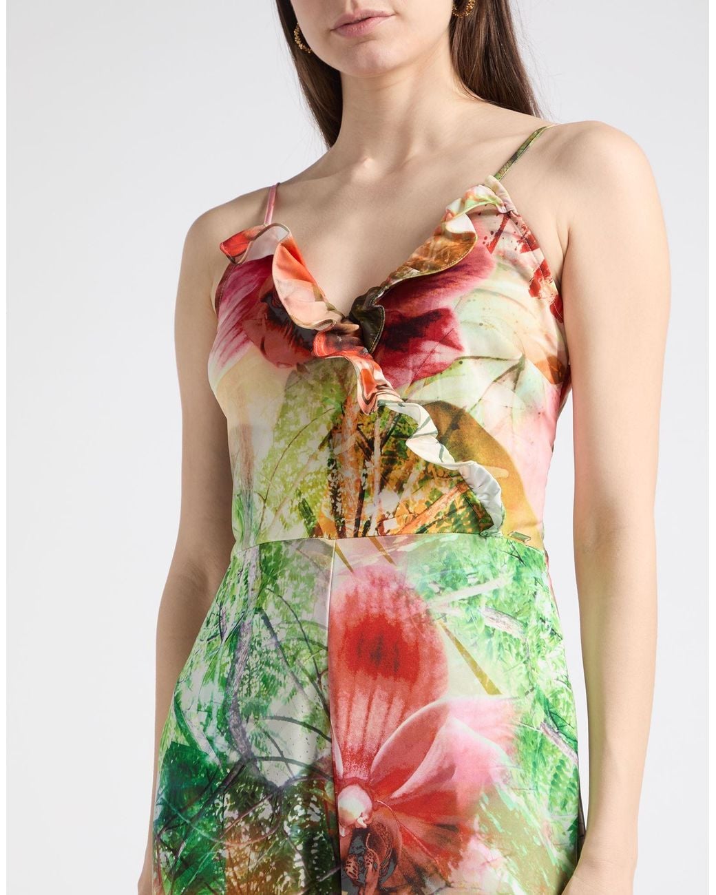 Guess White Jumpsuit Polyester, Elastane