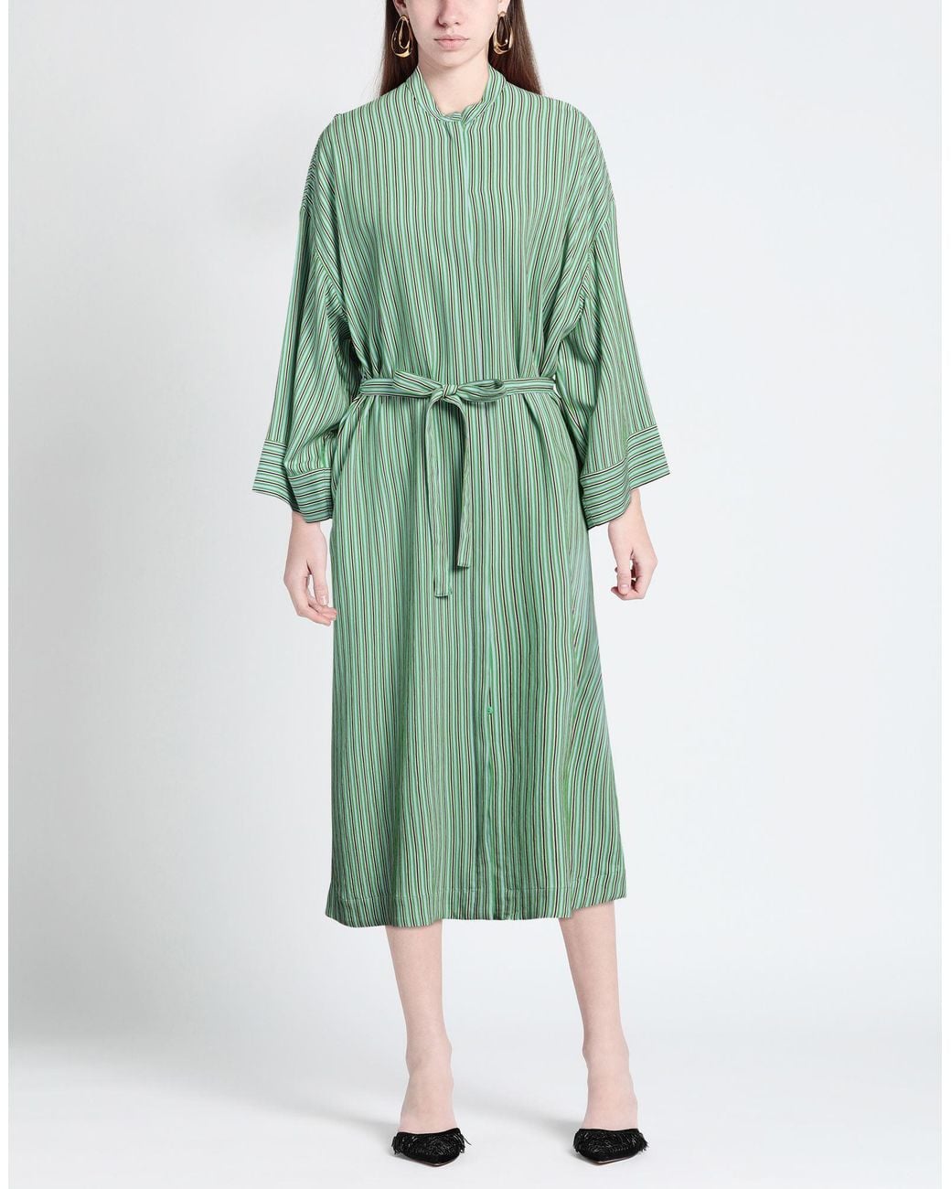Niu Green Midi Dress Viloft, Polyamide
