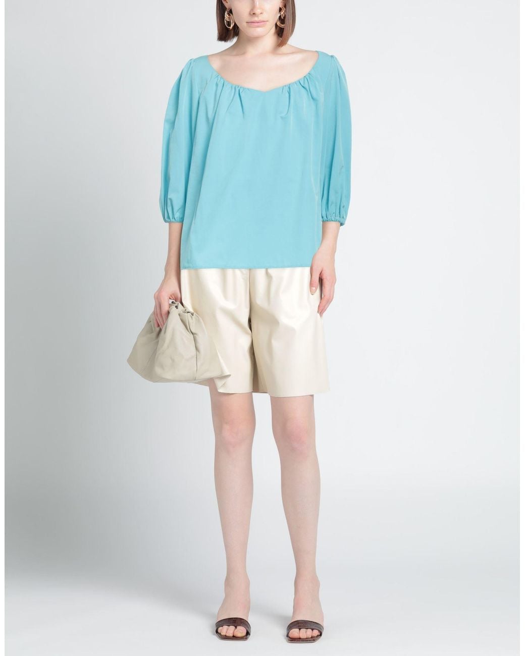 Manila Grace Blue Top