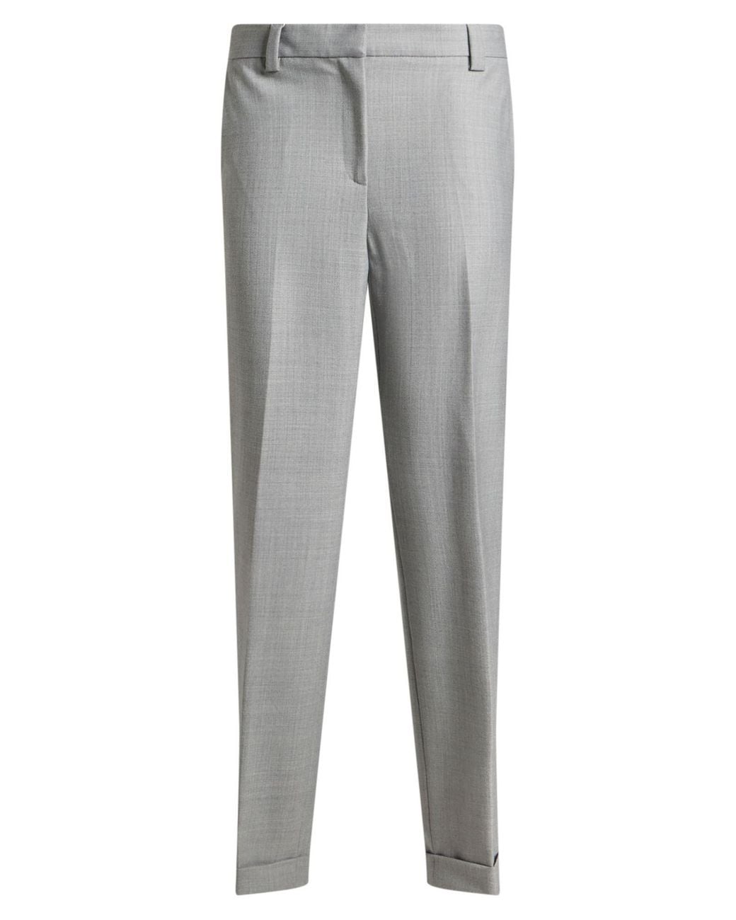 Antonelli Gray Pants Polyester, Virgin Wool, Elastane