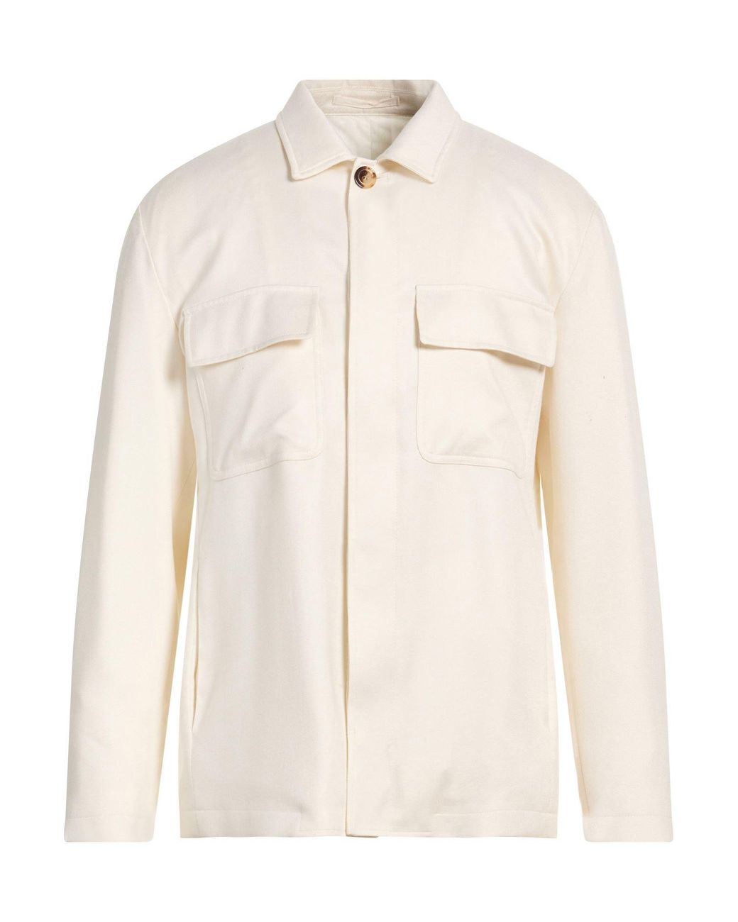 Lardini Natural Jacket Cashmere, Wool, Silk for men