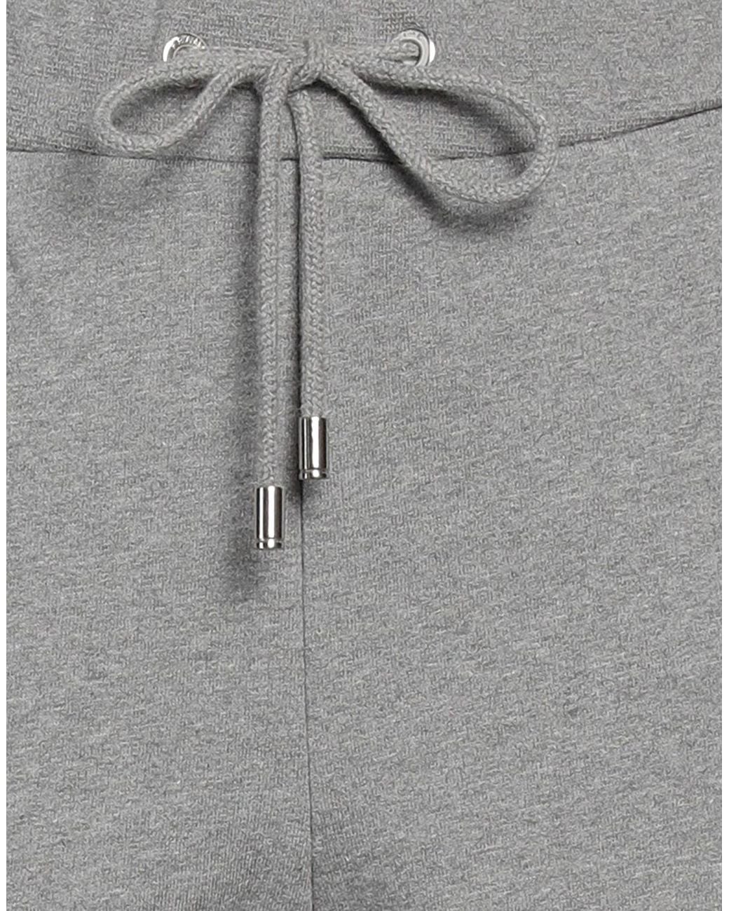 FRAME Gray Pants Cotton, Polyester, Elastane