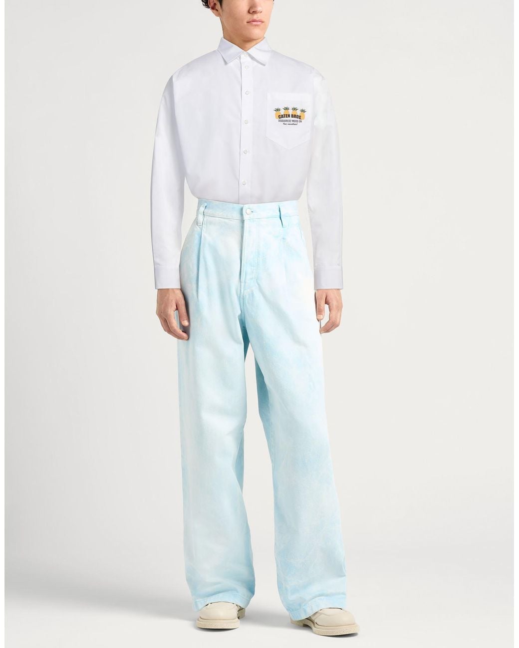 Chemise DSquared² pour homme en coloris White