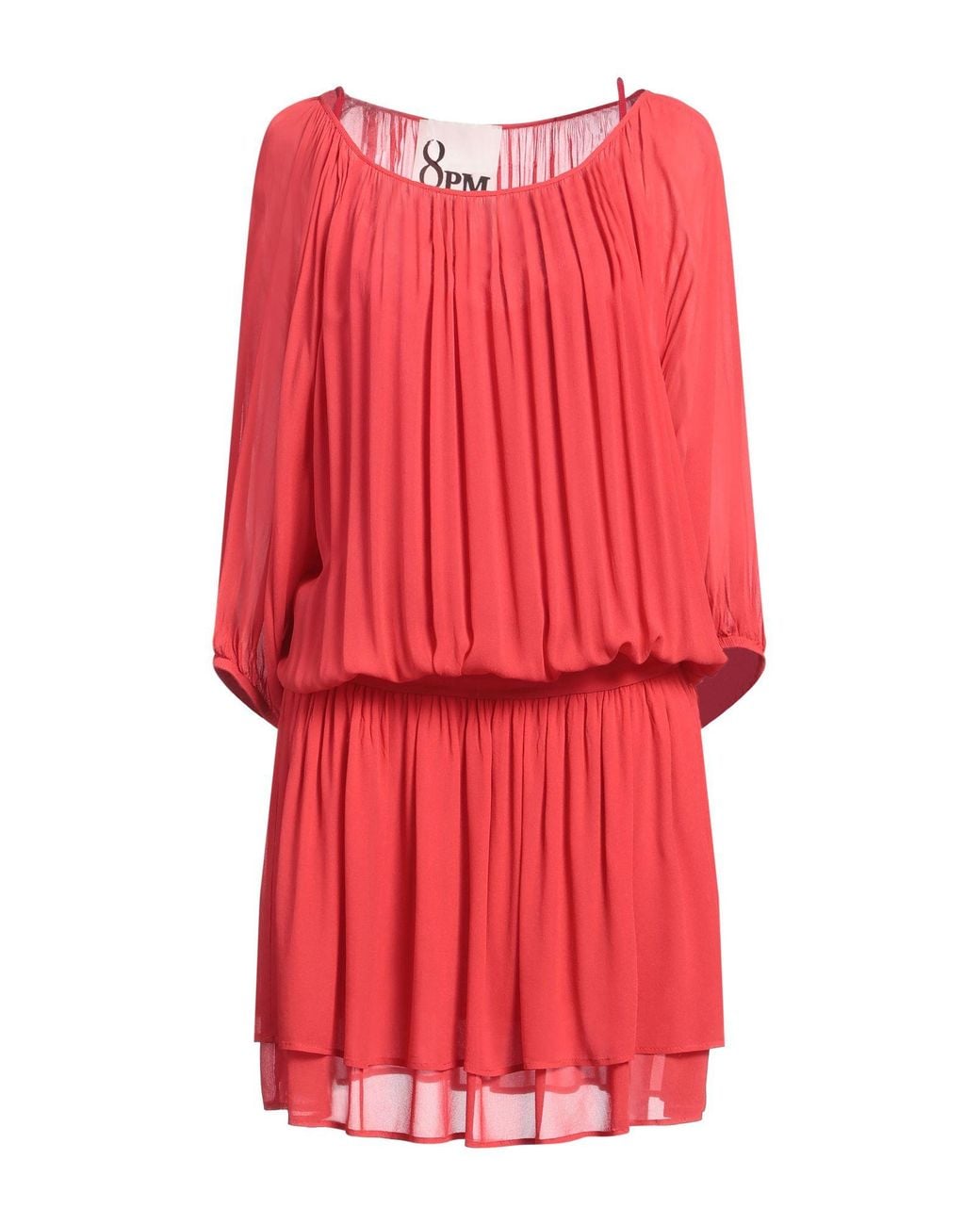 8pm Red Mini Dress Viscose