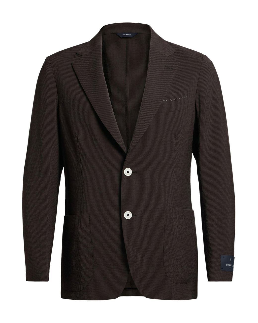 Tombolini Black Blazer Virgin Wool, Polyester, Polyamide, Elastane for men