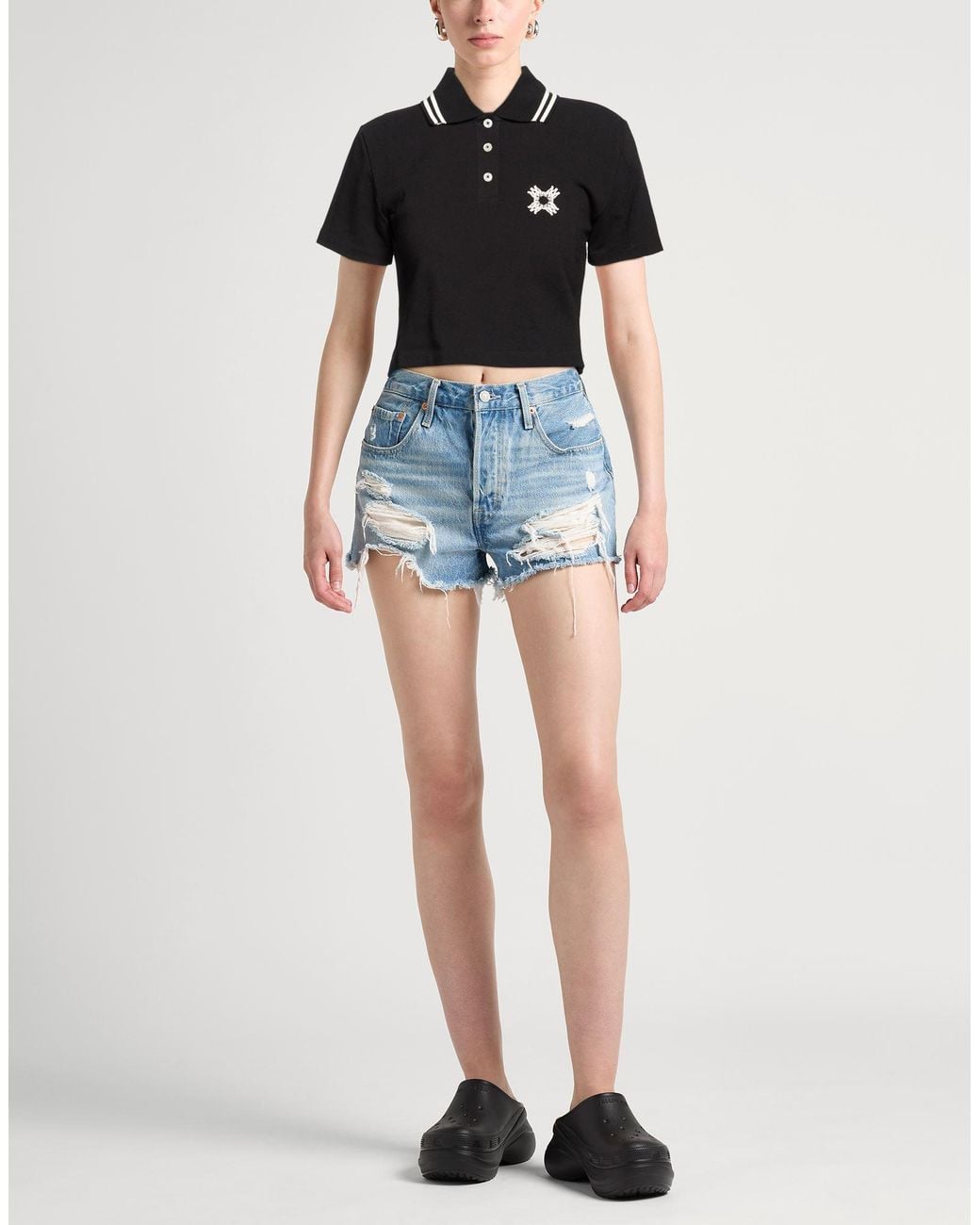 Amiri Black Polo Shirt