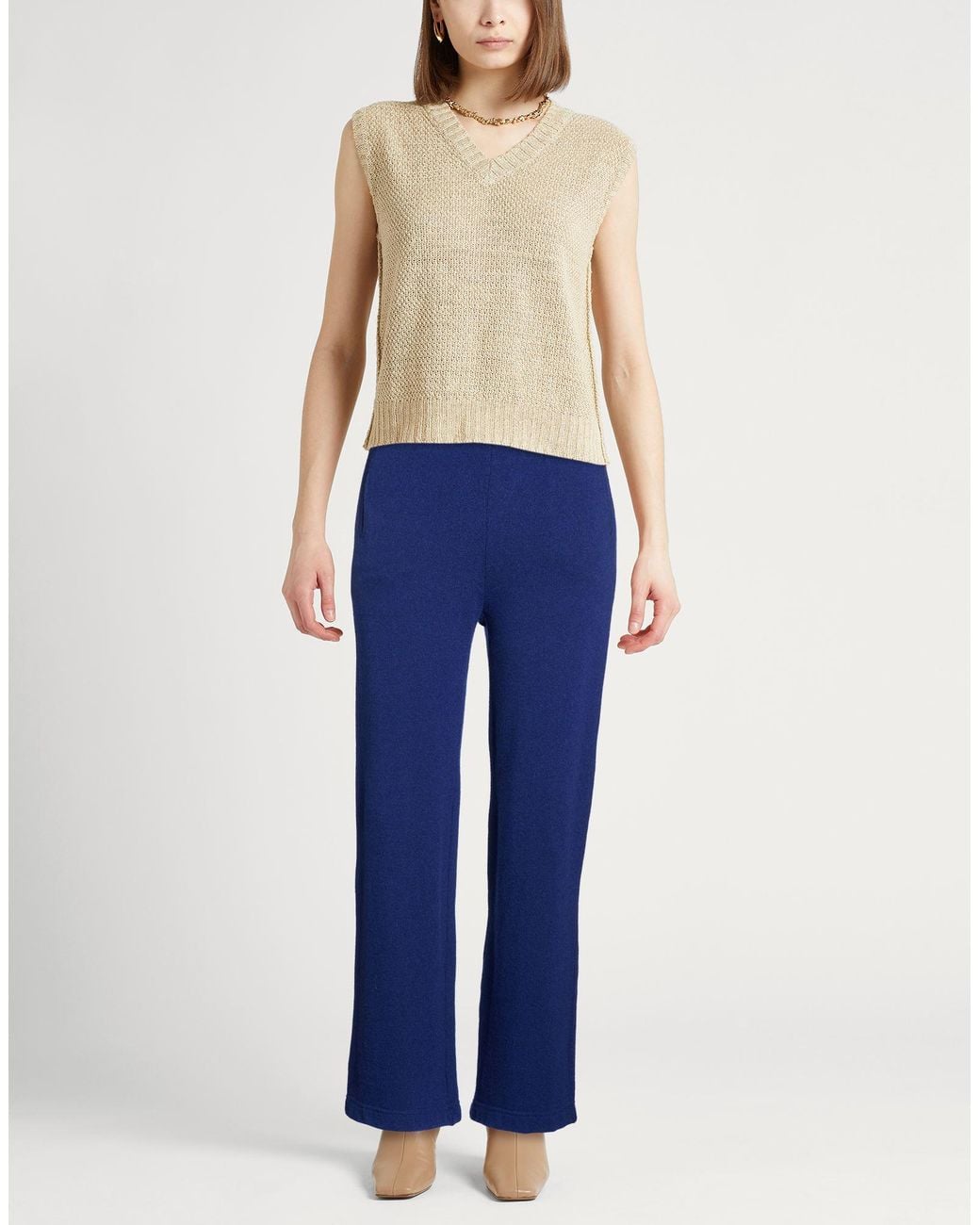 120% Lino Blue Trouser