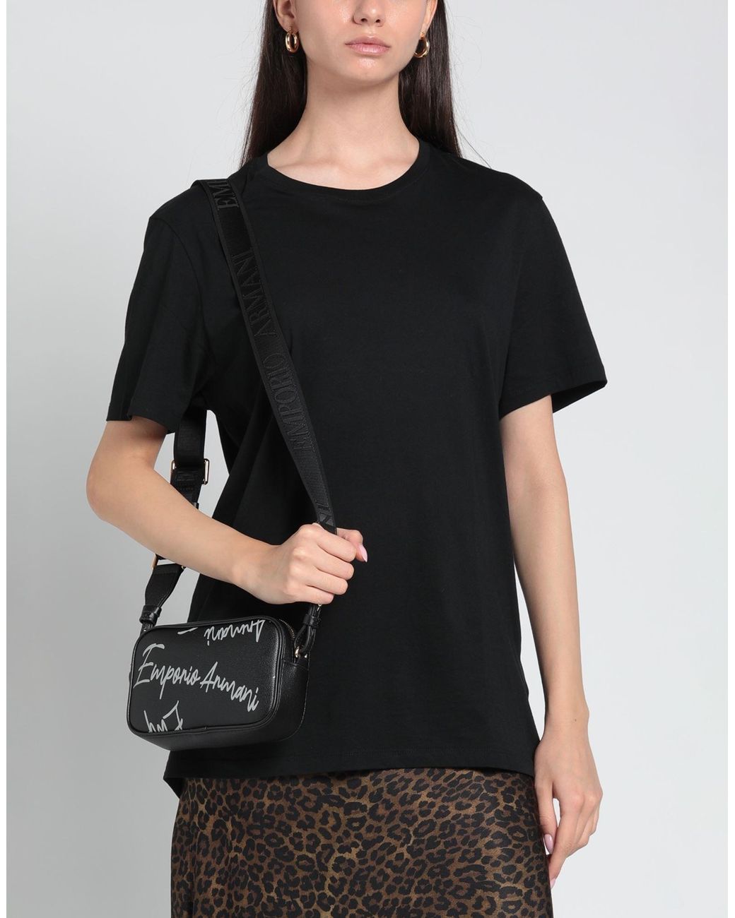 Emporio Armani Cross-body Bag in Black | Lyst