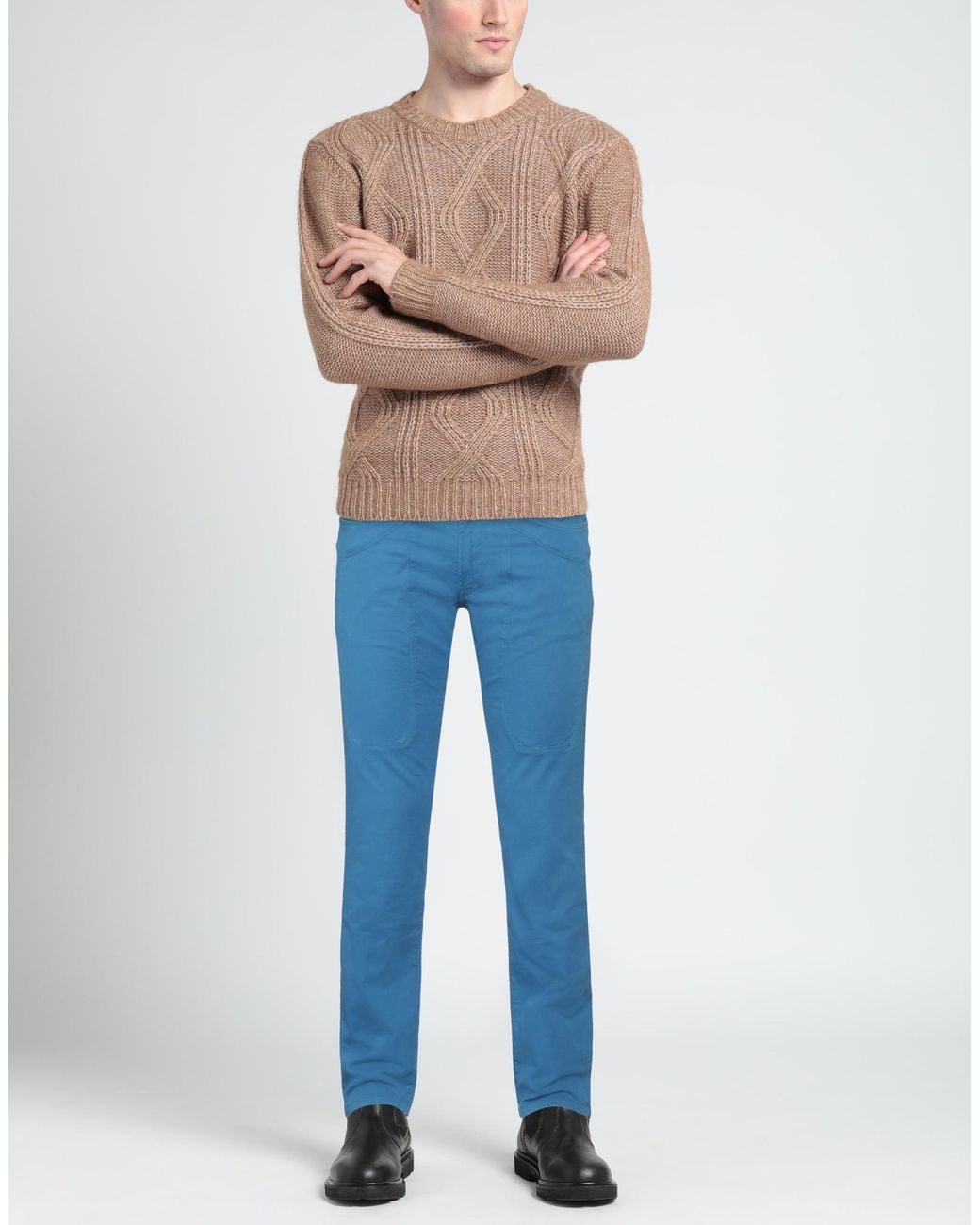 Jeckerson Blue Pants for men