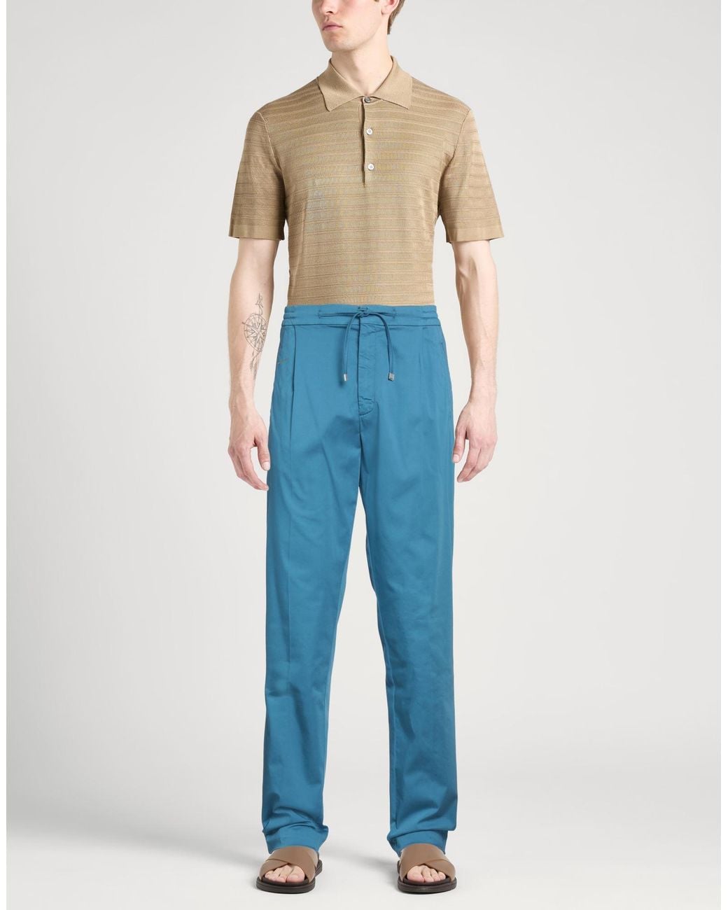 Lardini Blue Trouser for men
