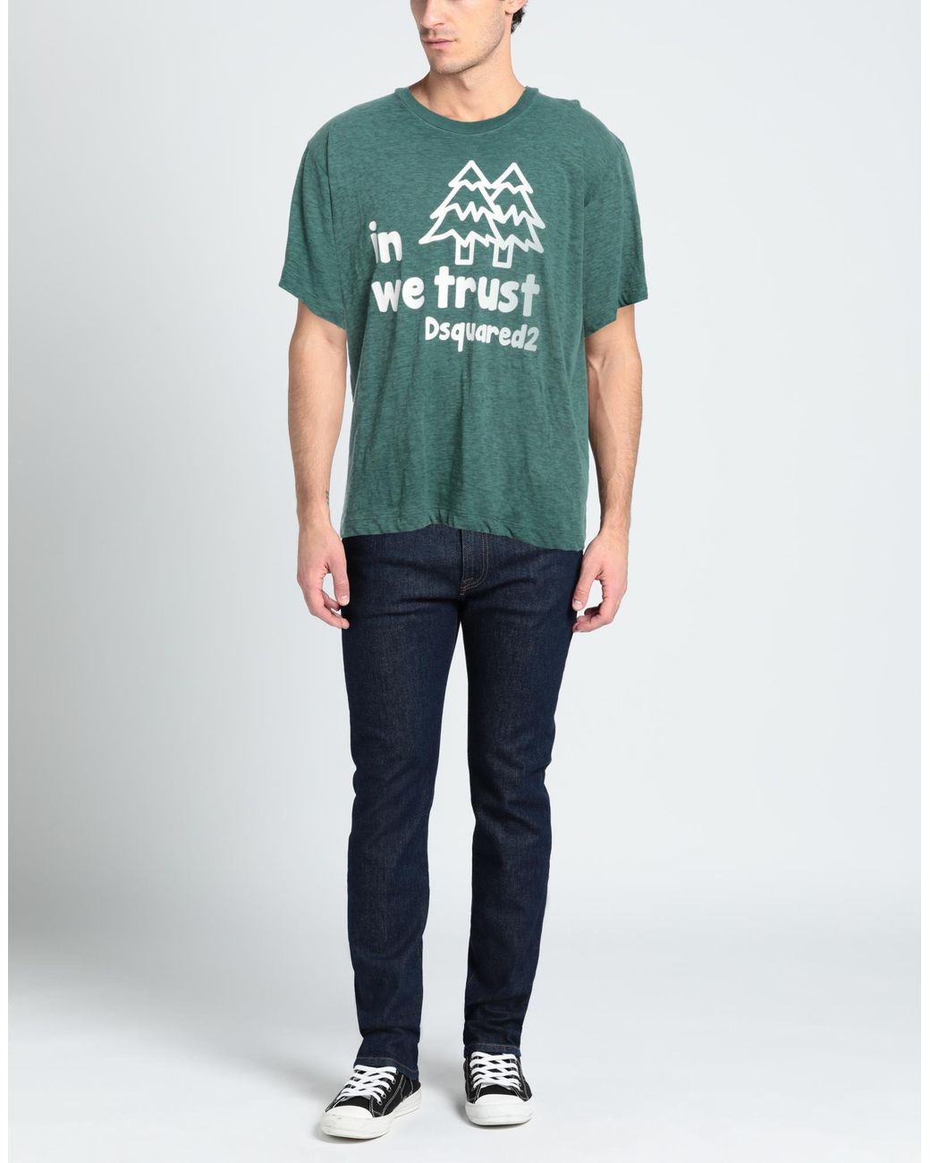 Camiseta DSquared² de hombre de color Green