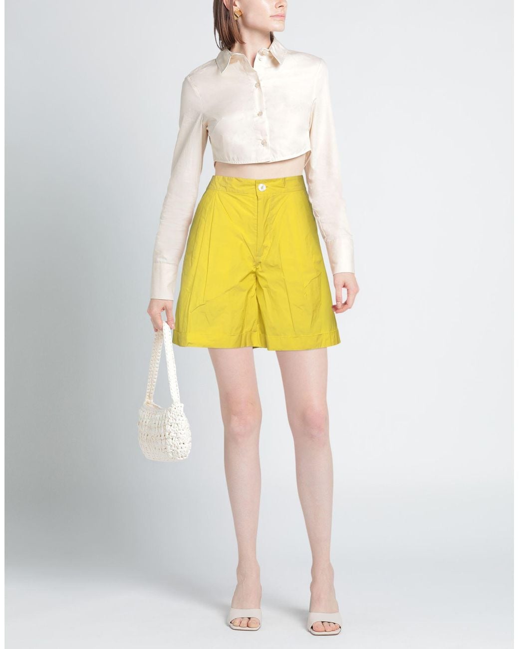 DSquared² Yellow Shorts & Bermuda Shorts
