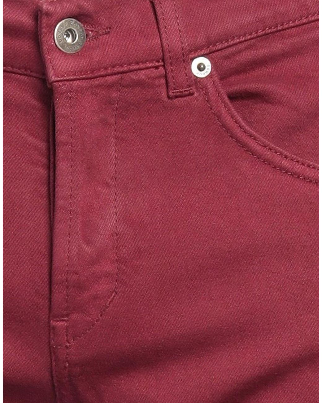 Dondup Red Jeans for men
