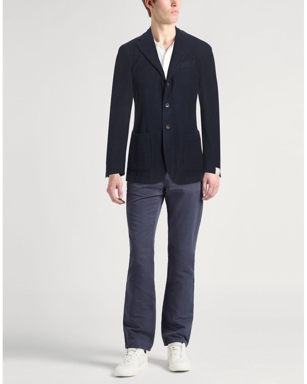 Santaniello Blue Blazer Cashmere for men