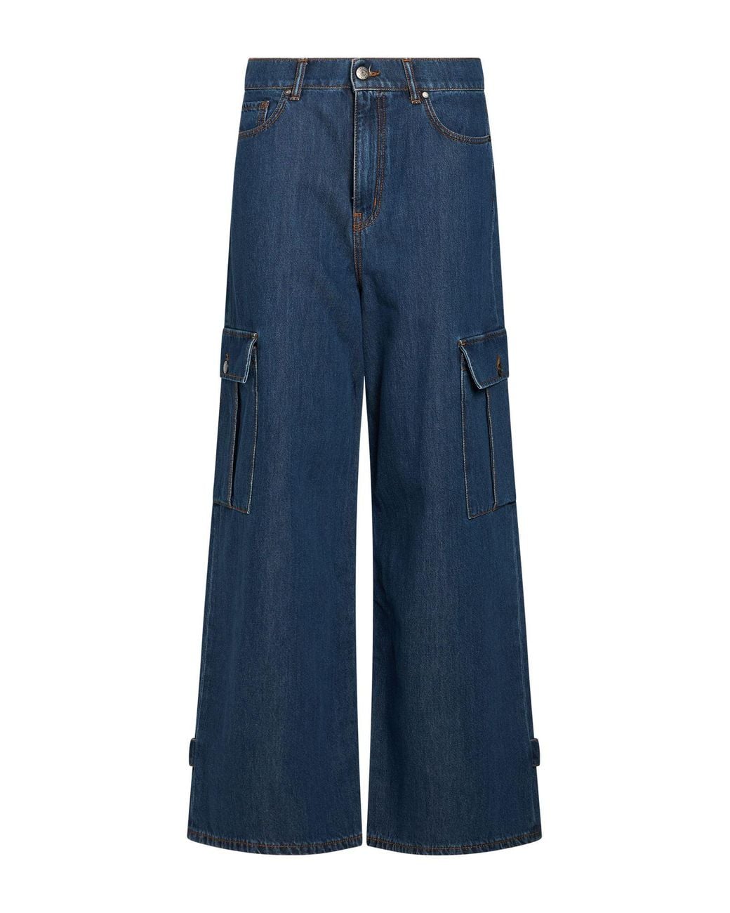 P.A.R.O.S.H. Blue P.A.R.O..H. Jeans Cotton