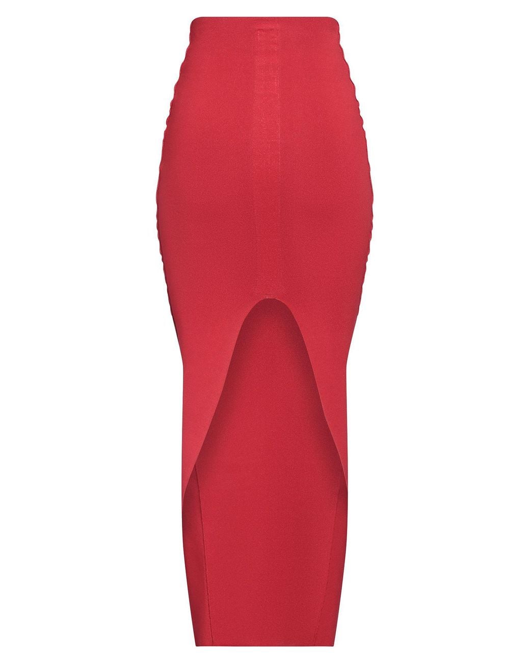 Rick Owens Red Maxi Skirt
