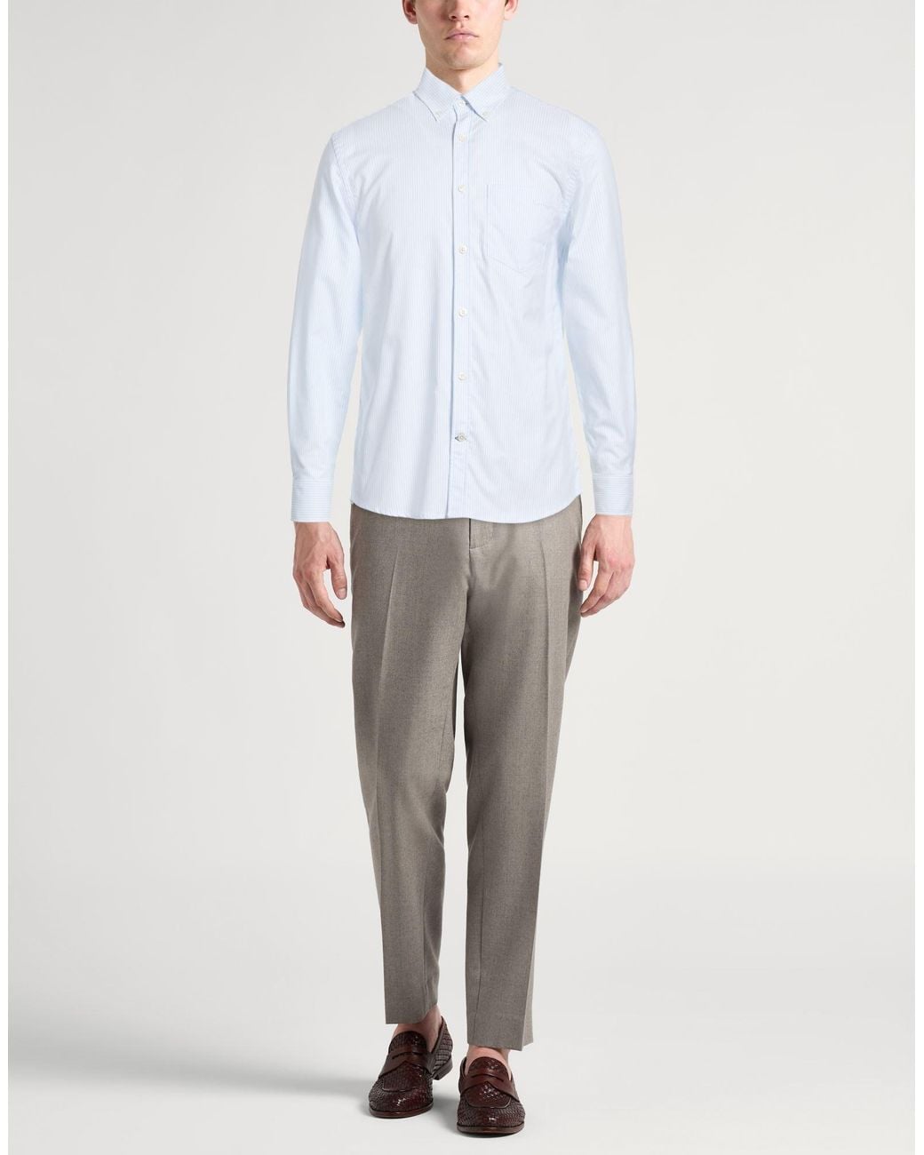 Dunhill White Shirt Cotton for men