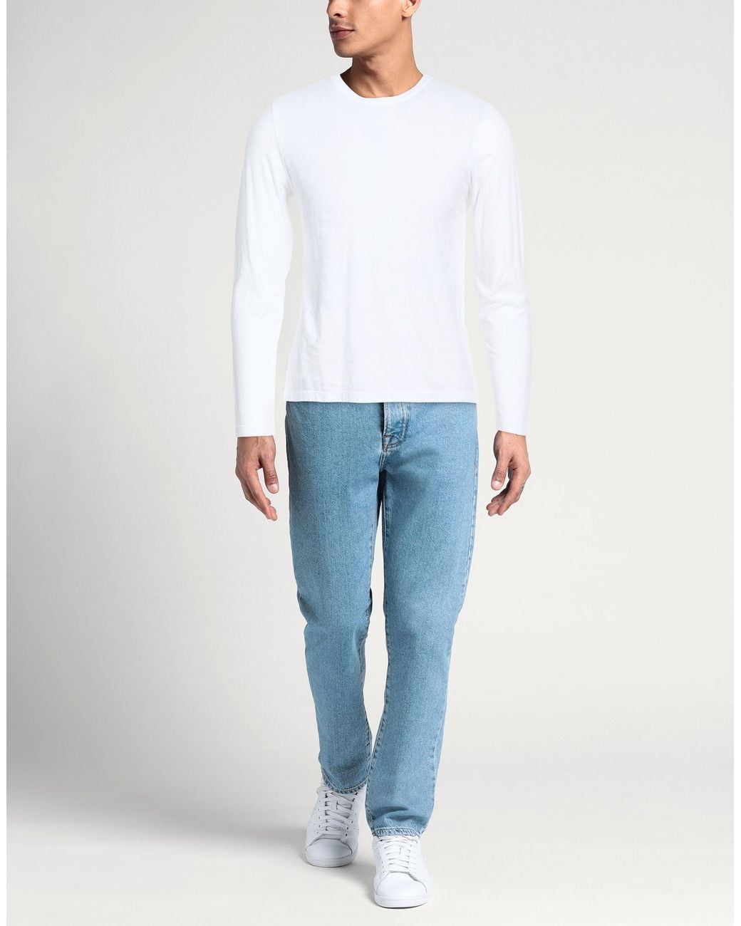 MODES White T-Shirt Cotton for men