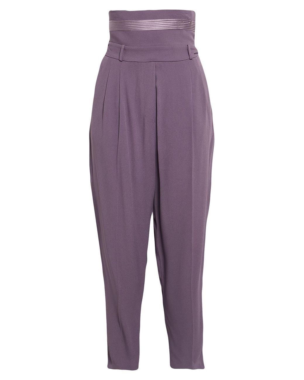 Elisabetta Franchi Purple Trouser