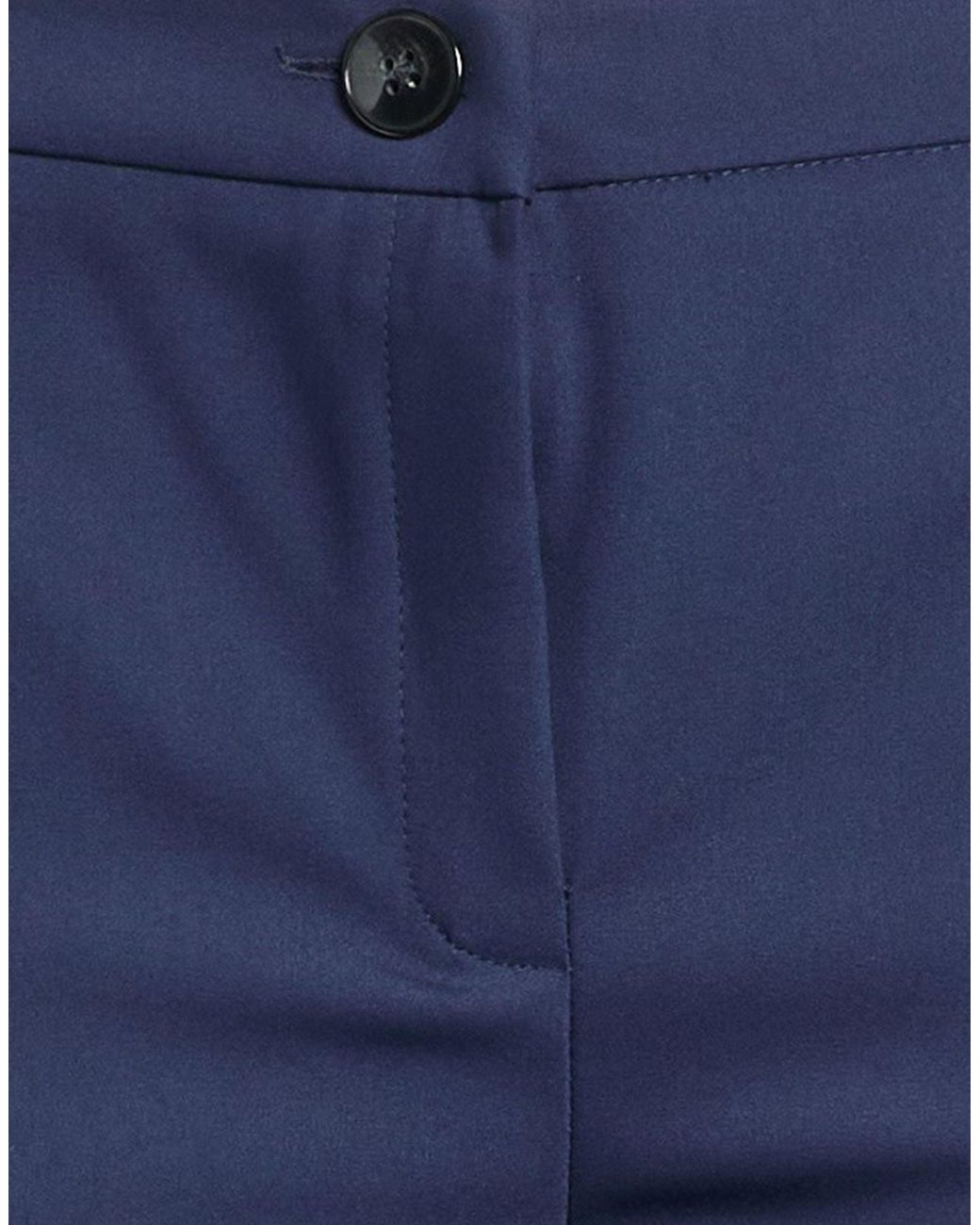 Marella Blue Midnight Pants Cotton, Polyamide, Elastane