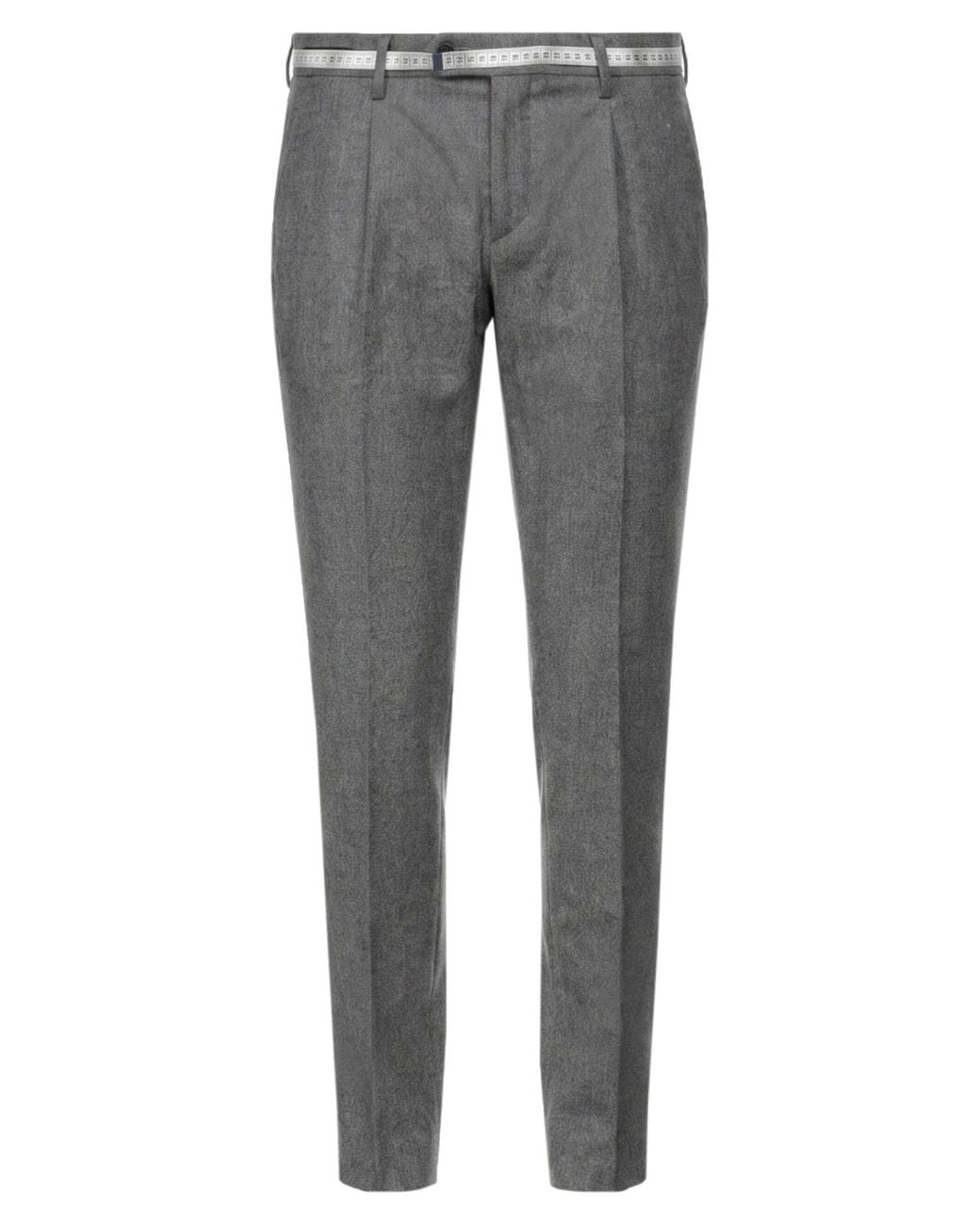 Teleria Zed Gray Pants Virgin Wool, Elastane for men