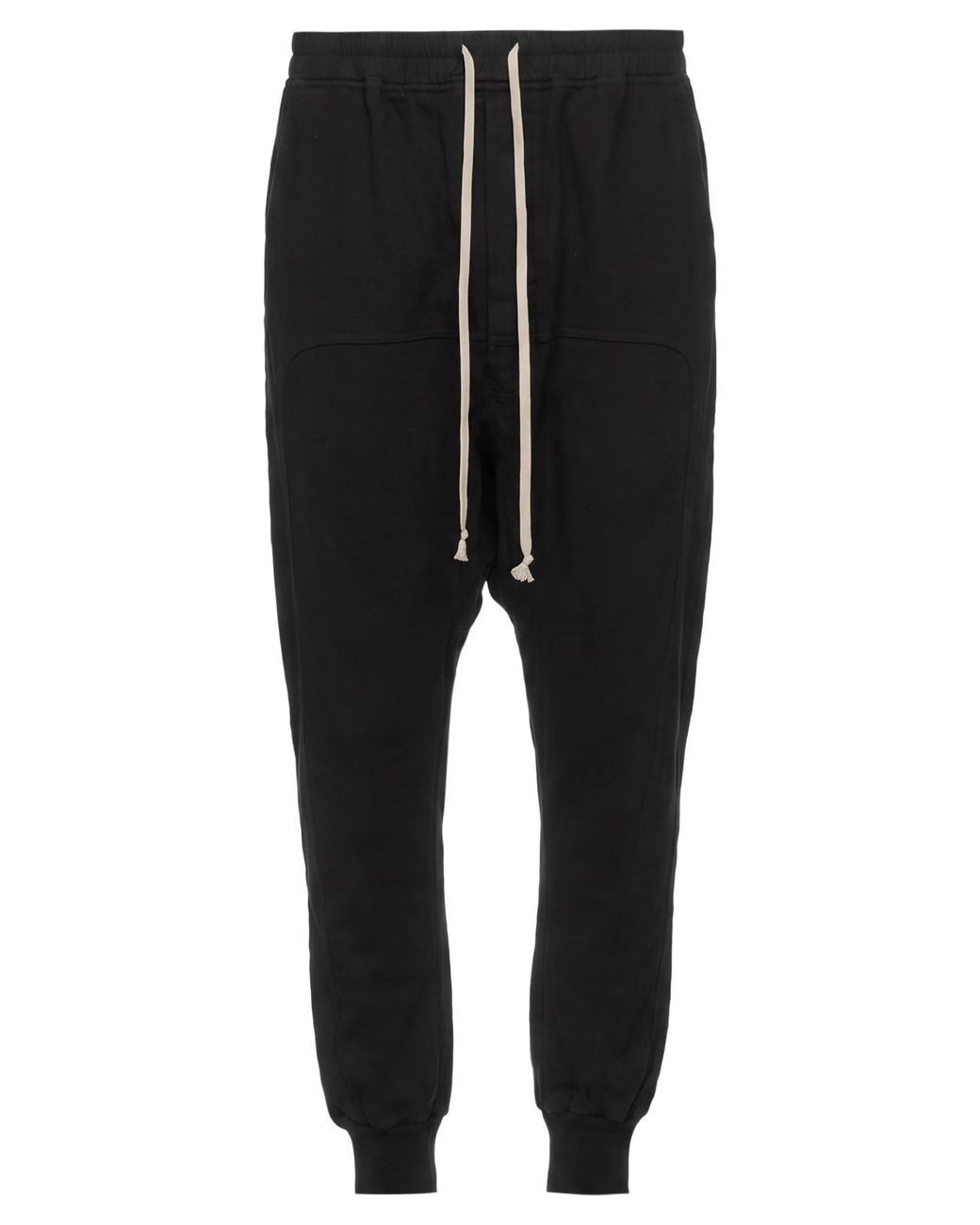 Rick Owens Black Pants Cotton for men