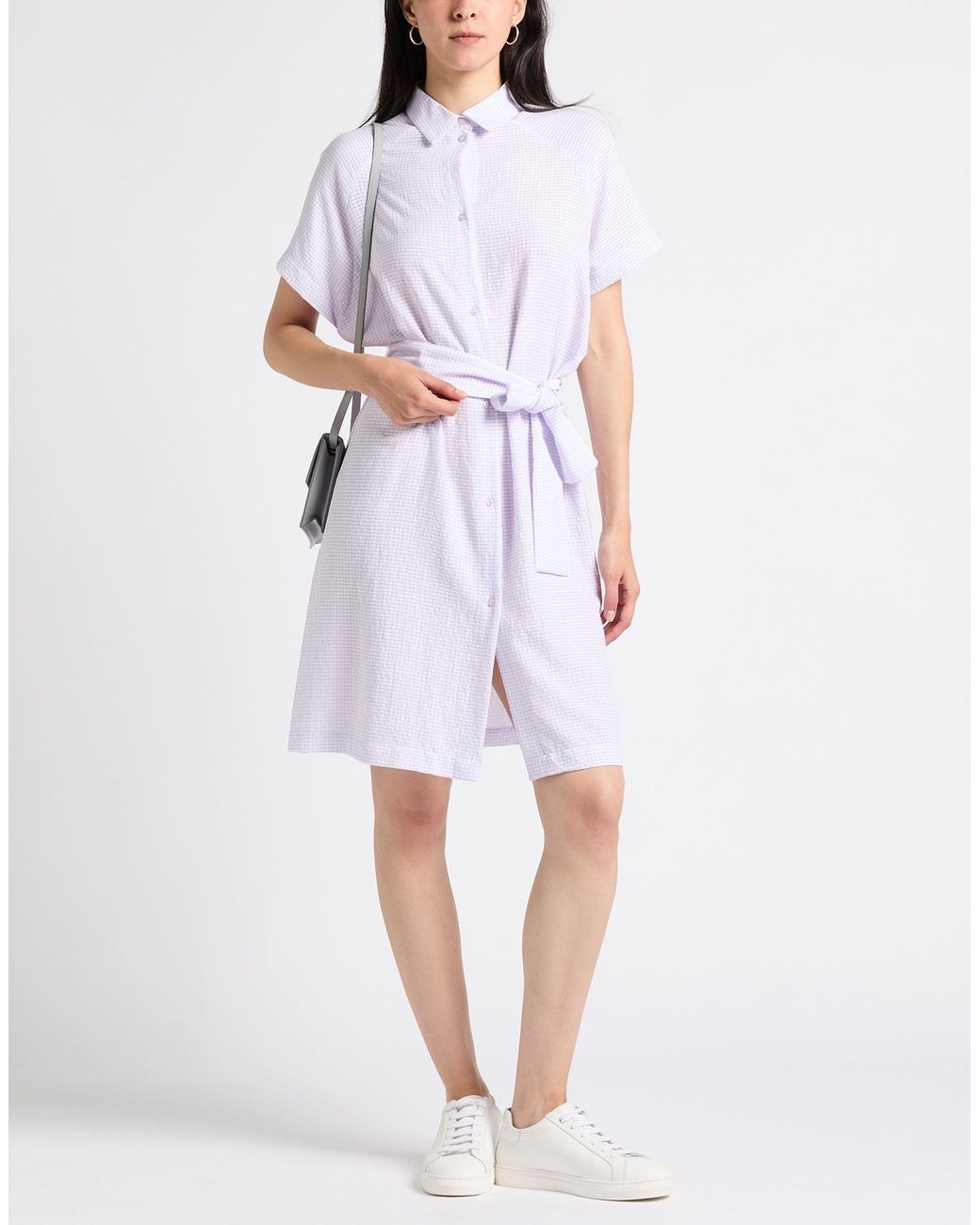 ARMANI EXCHANGE Purple Mini Dress