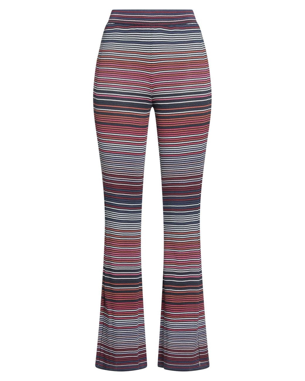 Missoni Red Pants Cotton, Viscose