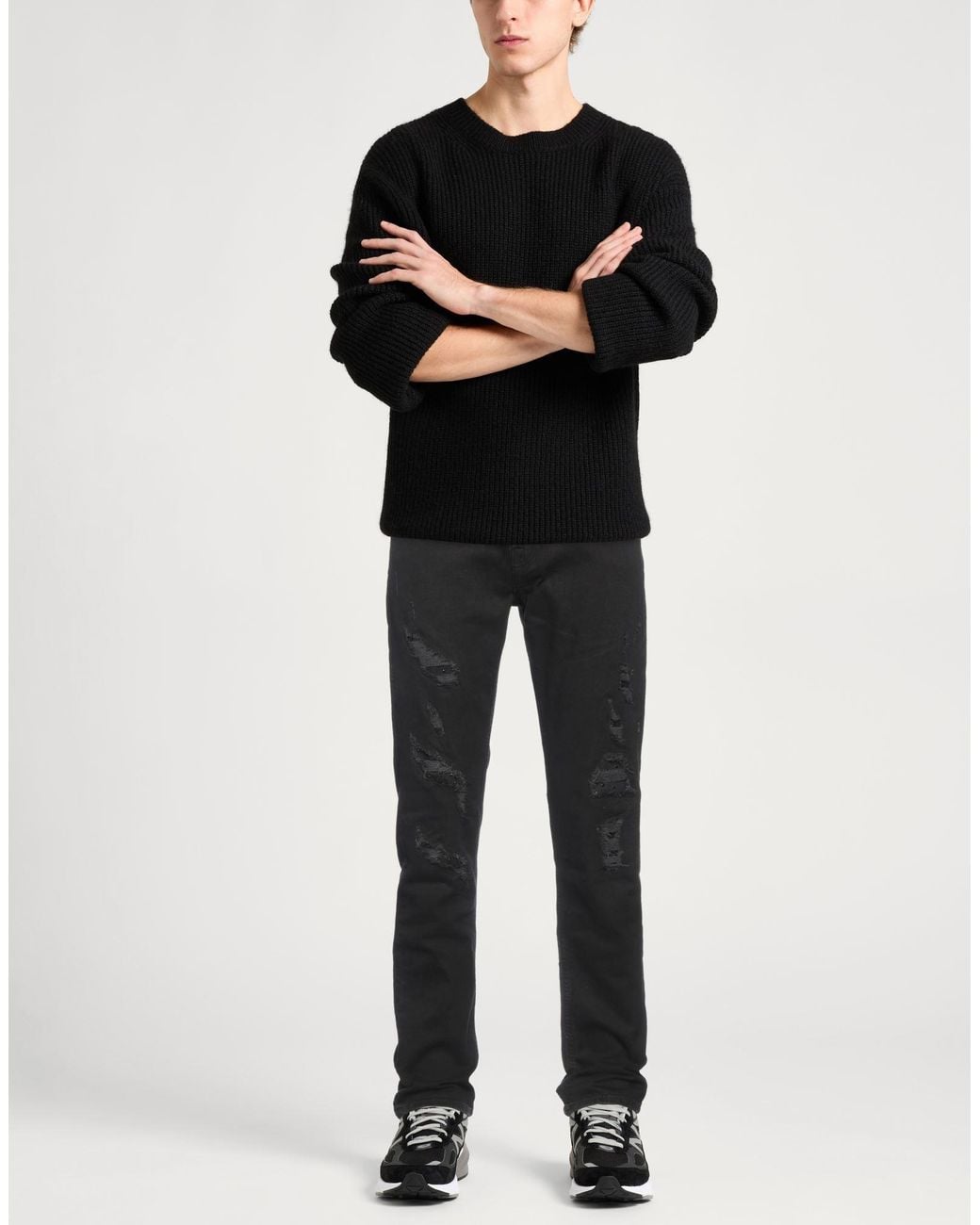 Guess Black Jeans Cotton, Elastane for men