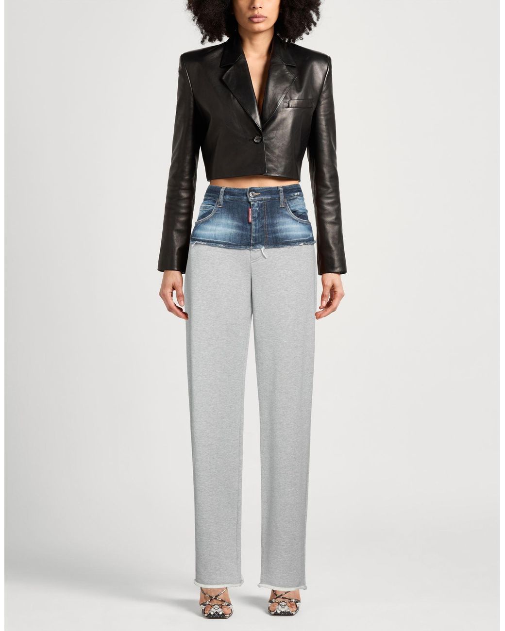 DSquared² Blue Pants Cotton, Elastane