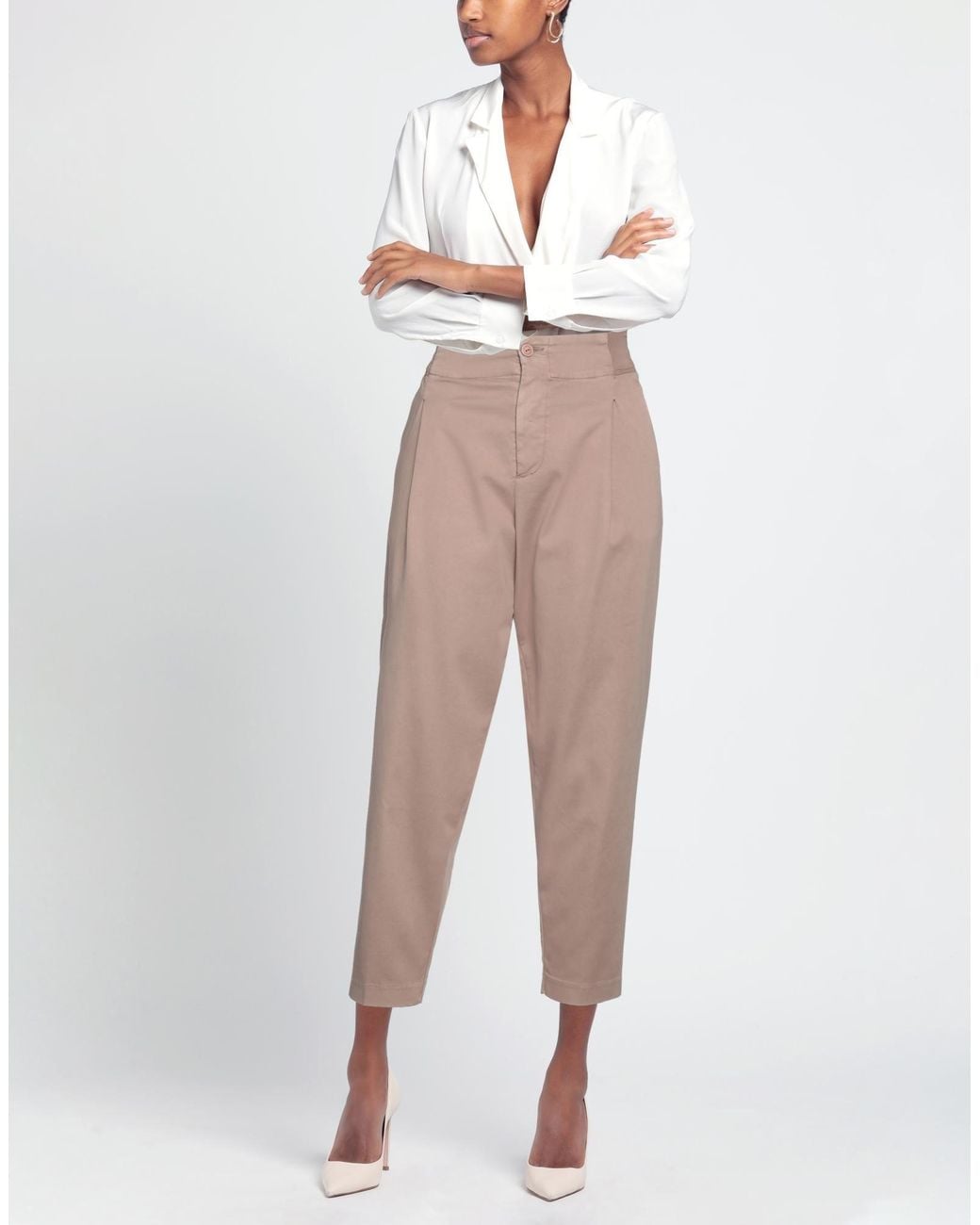 European Culture Natural Pants